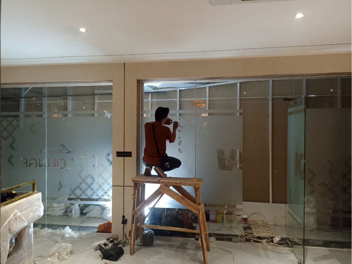 Cutting Sticker Sandblast